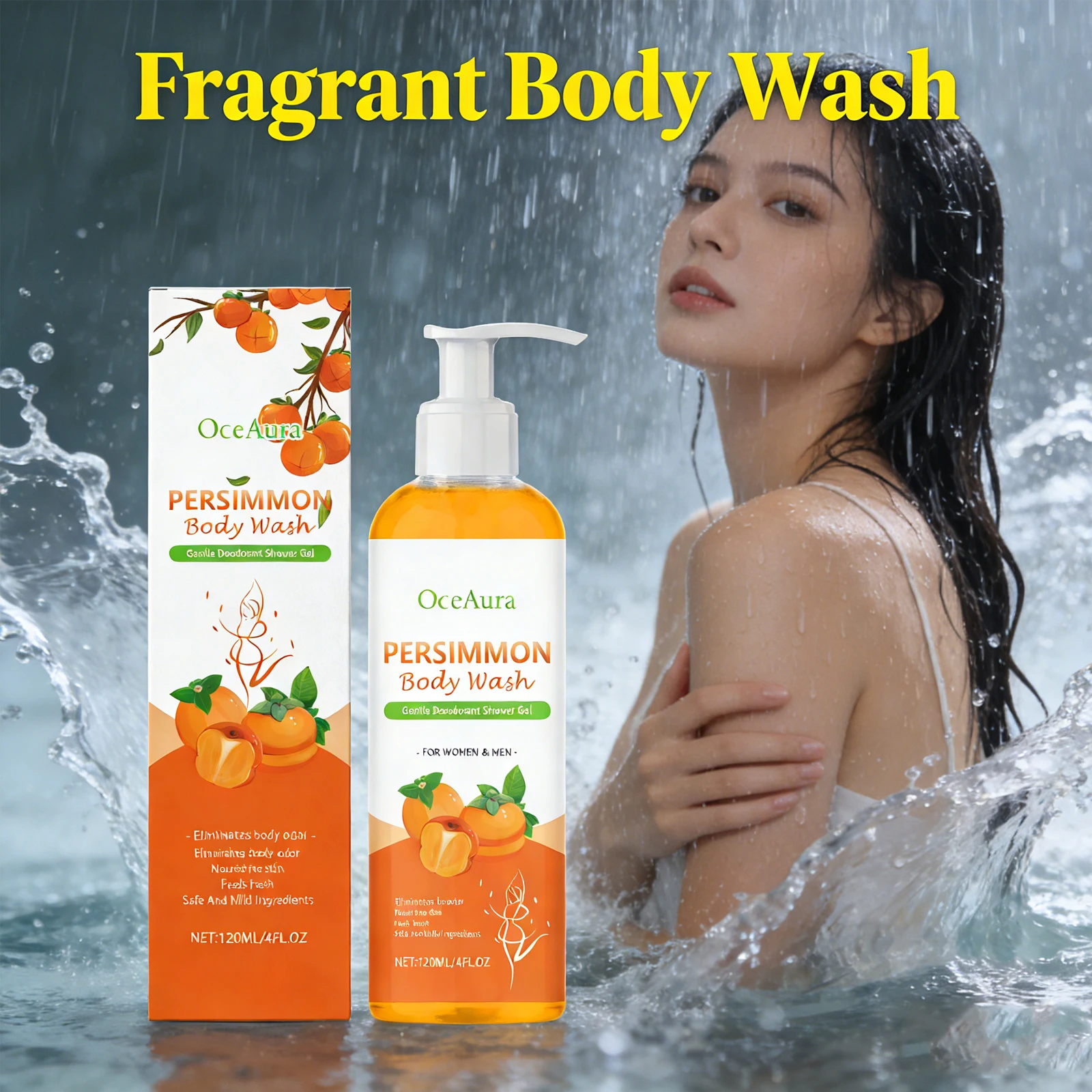 Fragrant Body Wash Inhibit Sweat Odor Eliminate Bad Smell Nourish Dry Skin Whitening Shower Gel Refreshing Oil Control Bath Wash
Fragrant Body Wash Inhibit Sweat Odor Eliminate Bad Smell Nourish Dry Skin Whitening Shower Gel Refreshing Oil Control Bath Wash