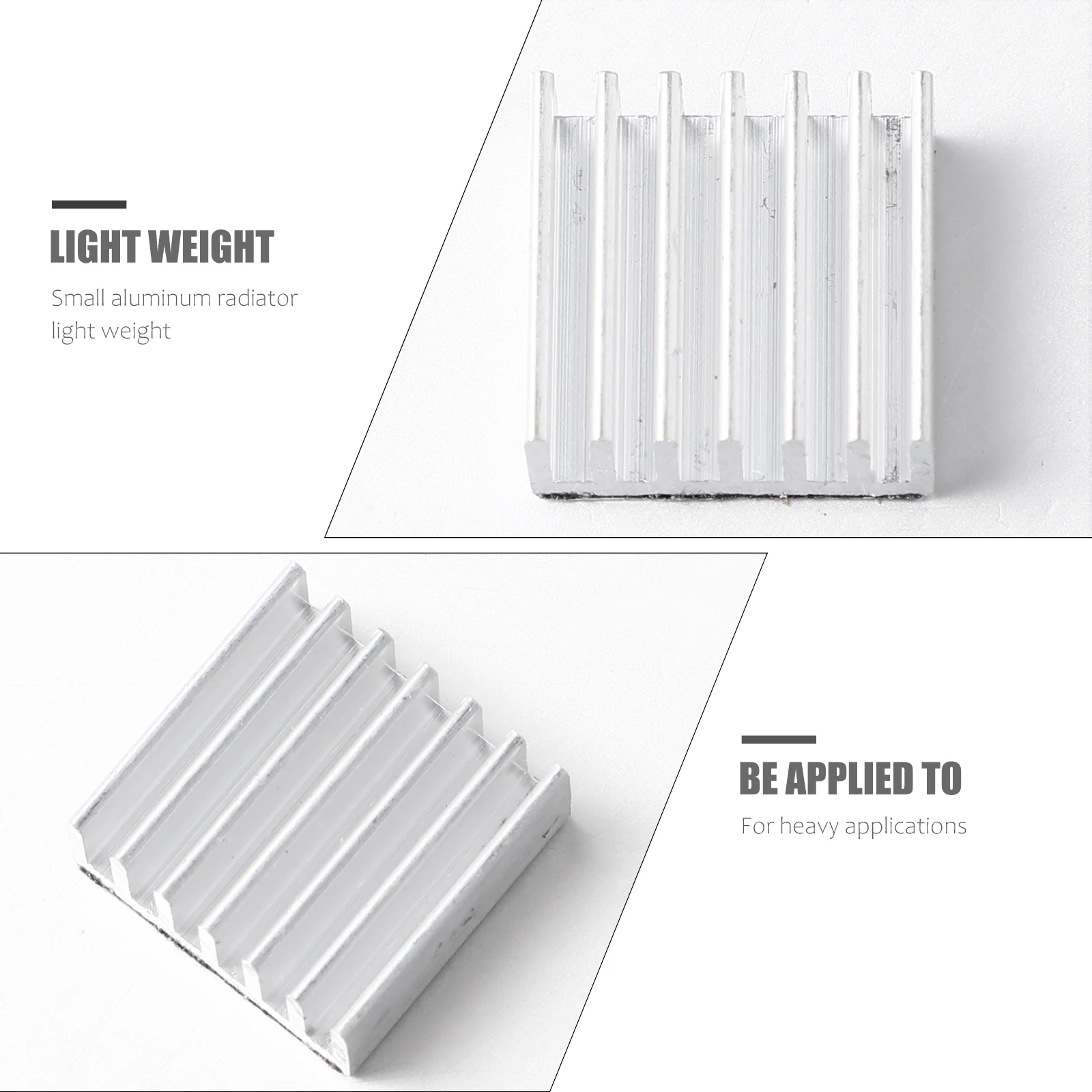 24 pcs Aluminum Heatsink Cooling Pad High Power Ic Chip Cooler Radiator For Led Power Devices Lightweight Glue Back Heat Sink
24 pcs Aluminum Heatsink Cooling Pad High Power Ic Chip Cooler Radiator For Led Power Devices Lightweight Glue Back Heat Sink