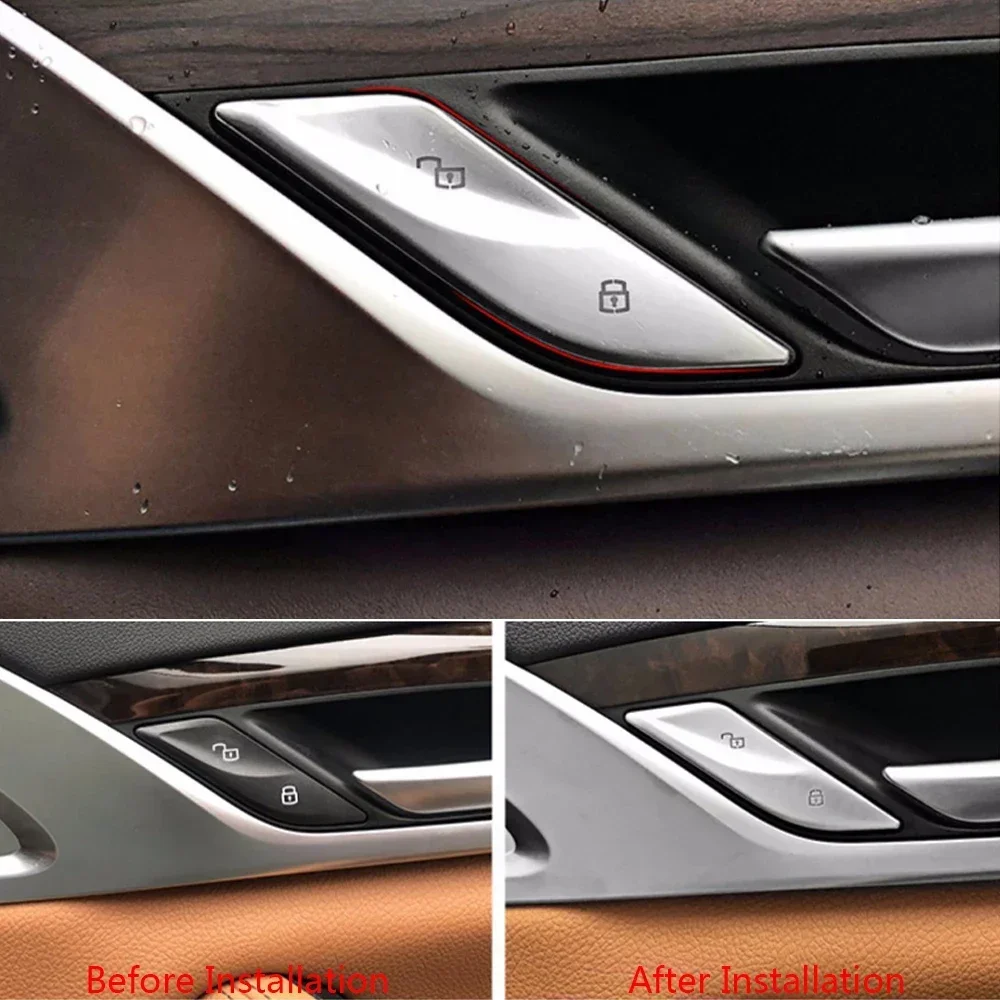 Abs Car Door Safty Lock Switch Button Decor Stickers Trim For BMW 5 Series G30 G38 Auto Interior Protector Cover Accessories 
Abs Car Door Safty Lock Switch Button Decor Stickers Trim For BMW 5 Series G30 G38 Auto Interior Protector Cover Accessories