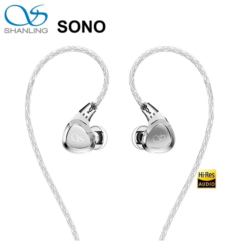 SHANLING SONO 2DD+1BA In-Ear Monitor Earphones Wired Headphones Triple Hybrid Driver IEM Hi-Res Audio 0.78mm Cable Wired Earbuds
SHANLING SONO 2DD+1BA In-Ear Monitor Earphones Wired Headphones Triple Hybrid Driver IEM Hi-Res Audio 0.78mm Cable Wired Earbuds