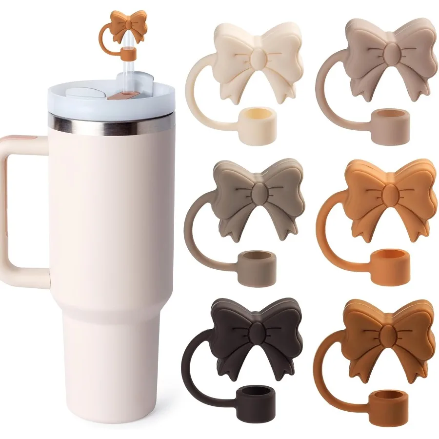 6 шт., соломенные топперы с бантом, милые чехлы для соломинки для стакана 3040 унций с ручкой, 10 мм, пылезащитные многоразовые соломенные топперы, аксессуары для
6 шт., соломенные топперы с бантом, милые чехлы для соломинки для стакана 3040 унций с ручкой, 10 мм, пылезащитные многоразовые соломенные топперы, аксессуары для