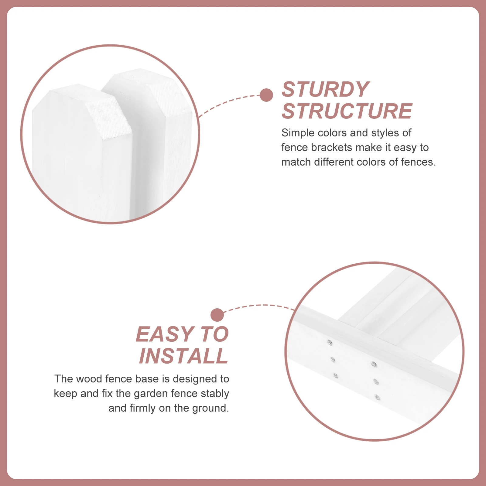 Wooden Base For Small Fences Sturdy Garden Support Yard Stand Holder Fence Feet Base Kit Garden Fence Supplies
Wooden Base For Small Fences Sturdy Garden Support Yard Stand Holder Fence Feet Base Kit Garden Fence Supplies