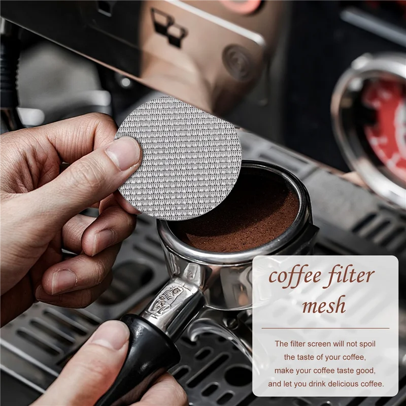 1PC Puck Screen/Espresso Portafilter Lower Shower Screen/Contact Screen - Stainless Steel 100 Micrometre
1PC Puck Screen/Espresso Portafilter Lower Shower Screen/Contact Screen - Stainless Steel 100 Micrometre