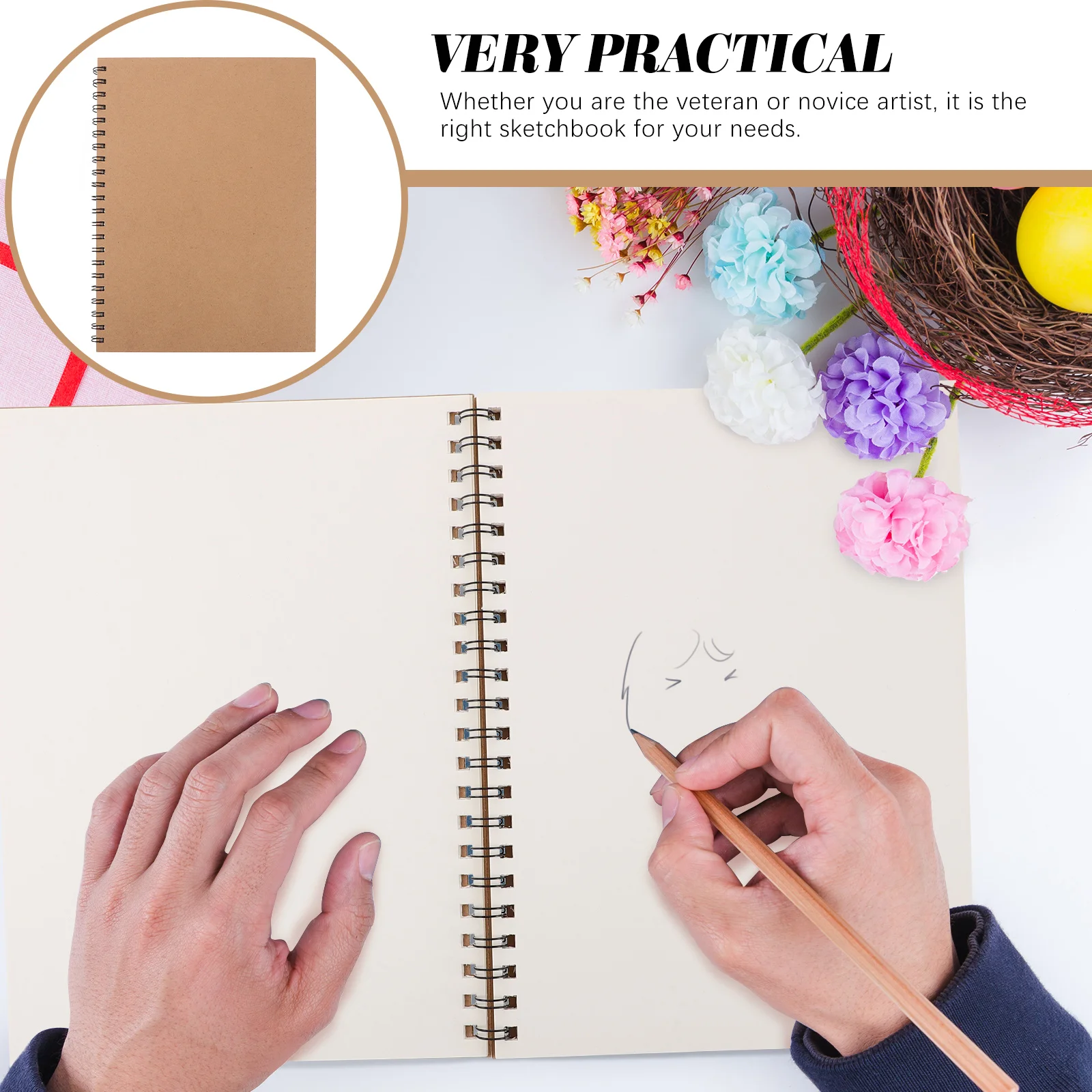 Portable Drawing Book 100 Sheets Blank Sketch Paper for Art Students Compact Lightweight Sketchpad for Outdoor Sketching
Portable Drawing Book 100 Sheets Blank Sketch Paper for Art Students Compact Lightweight Sketchpad for Outdoor Sketching