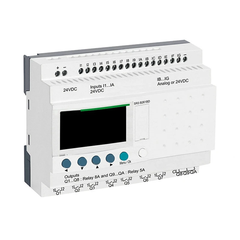 AIAI Compact Smart Relay Zelio Logic SR3B261BD Программируемый контроллер
AIAI Compact Smart Relay Zelio Logic SR3B261BD Программируемый контроллер