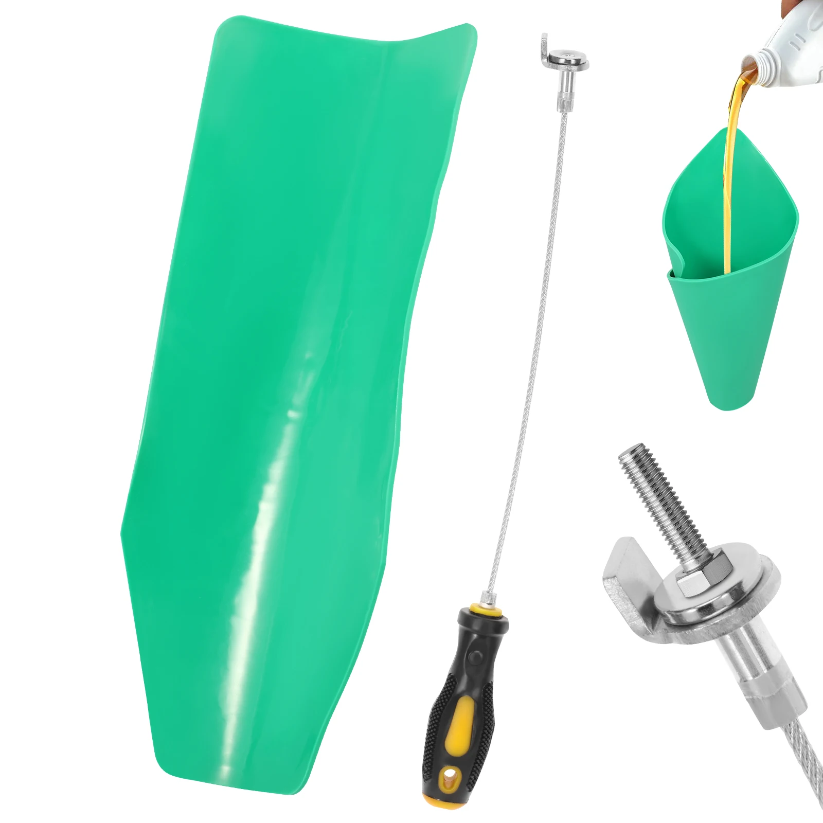 Гибкая масляная воронка, неразливаемый магнитный инструмент для снятия сливной пробки масла для слива масла и наполнения масла, универсальный автомобильный инструмент для замены масла
Гибкая масляная воронка, неразливаемый магнитный инструмент для снятия сливной пробки масла для слива масла и наполнения масла, универсальный автомобильный инструмент для замены масла