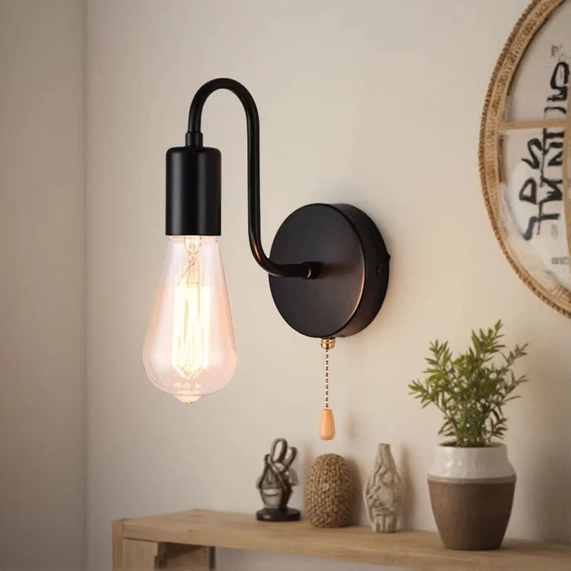 Retro Wall Lamps for Corridor Aisle E27 Indoor Lighting Hardwired Bedroom Wall Sconce Wall Light Decor for Kitchen Dinning Room
Retro Wall Lamps for Corridor Aisle E27 Indoor Lighting Hardwired Bedroom Wall Sconce Wall Light Decor for Kitchen Dinning Room