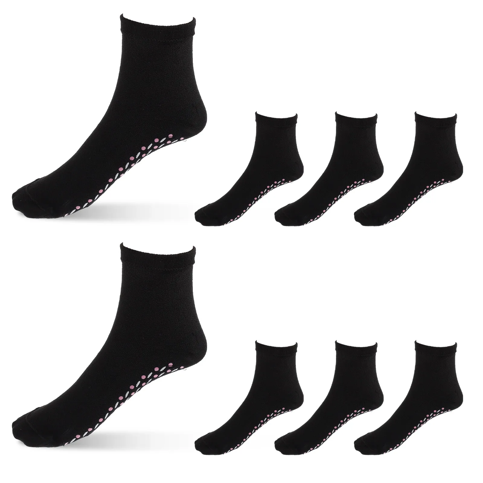 4Pairs Self Heating Socks Breathable Warm Anti Slip Cotton Socks Pain Relief Yoga Pilates Workout Men Women Daily Use
4Pairs Self Heating Socks Breathable Warm Anti Slip Cotton Socks Pain Relief Yoga Pilates Workout Men Women Daily Use