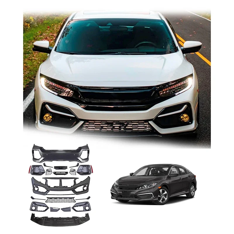 Hot Selling 2023 Si Style Bodykit Car Pp Abs Material Bumper Body Kit For i 2016-2023
Hot Selling 2023 Si Style Bodykit Car Pp Abs Material Bumper Body Kit For i 2016-2023