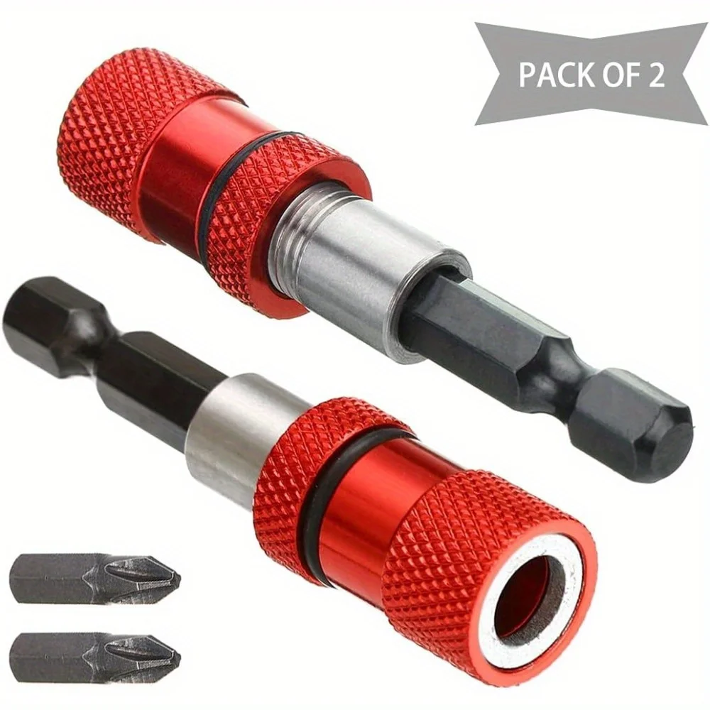 2/4 Pack Magnetic Steel Screwdriver Drywall Tool with Hex Shank and Phillips Screwdriver Bits, 2 Extension Rods GJ0250
2/4 Pack Magnetic Steel Screwdriver Drywall Tool with Hex Shank and Phillips Screwdriver Bits, 2 Extension Rods GJ0250