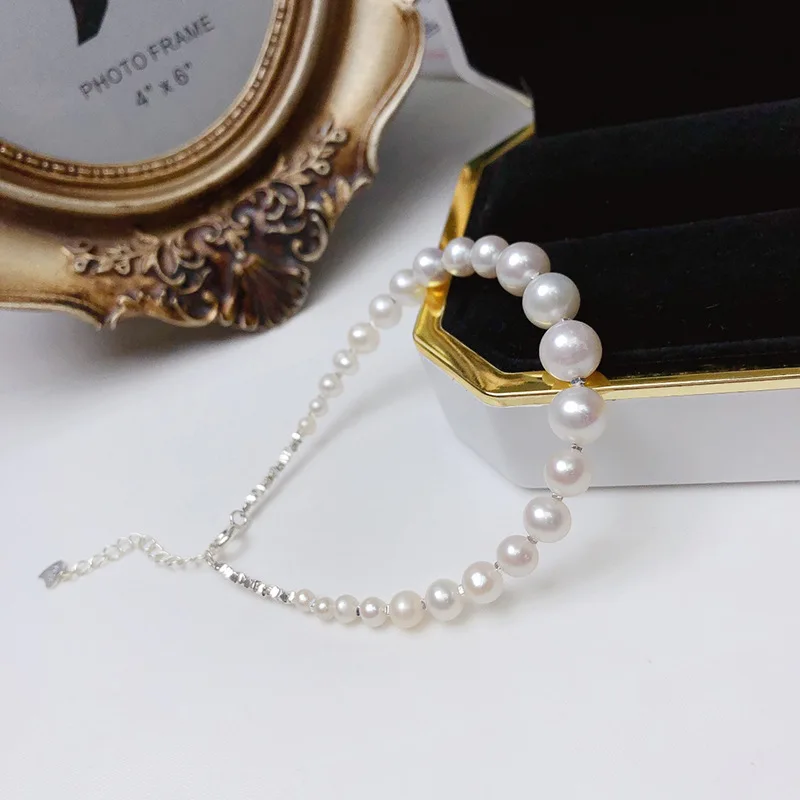 Natural Light Pearl Bracelet for Women, Pure Silver Fashion Versatile Jewelry, Fragmented Silver Pearl Hand Accessories Wholesal
Natural Light Pearl Bracelet for Women, Pure Silver Fashion Versatile Jewelry, Fragmented Silver Pearl Hand Accessories Wholesal