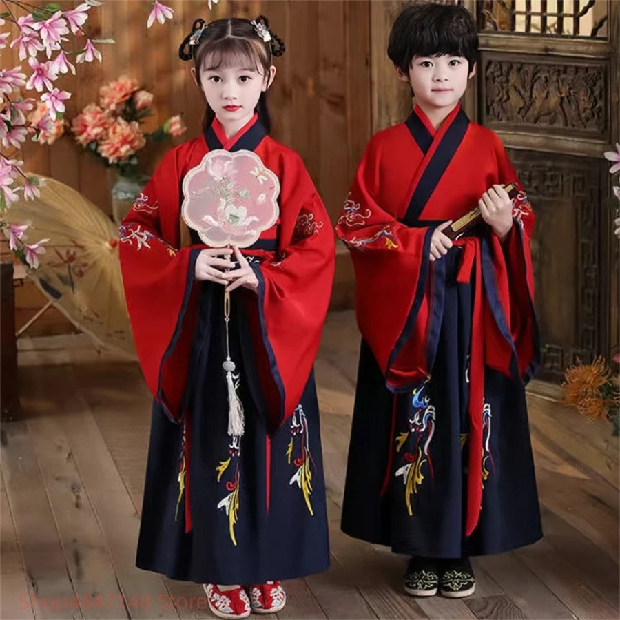 Traditional Chinese Vintage Clothing For Kids Boys Girls Women Hanfu Dress Tang Suit Kids Children Halloween Cosplay Costume
Traditional Chinese Vintage Clothing For Kids Boys Girls Women Hanfu Dress Tang Suit Kids Children Halloween Cosplay Costume