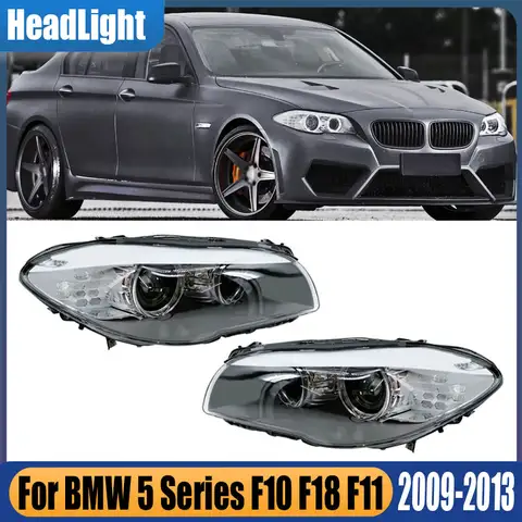 Car Accessories For BMW 5 Series F10 F18 F11 2009-2013 520i 525d 530d 535i 550i Xenon Front Headlight Light Assembly 63117271911