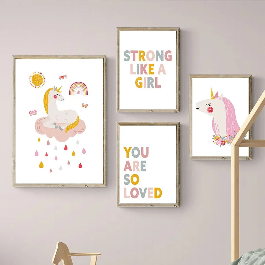 Kawaii Cartoon Unicorn Rainbow Sun Cloud Canvas Wall Art Print - Nursery Kids Girls Room Decor
Kawaii Cartoon Unicorn Rainbow Sun Cloud Canvas Wall Art Print - Nursery Kids Girls Room Decor