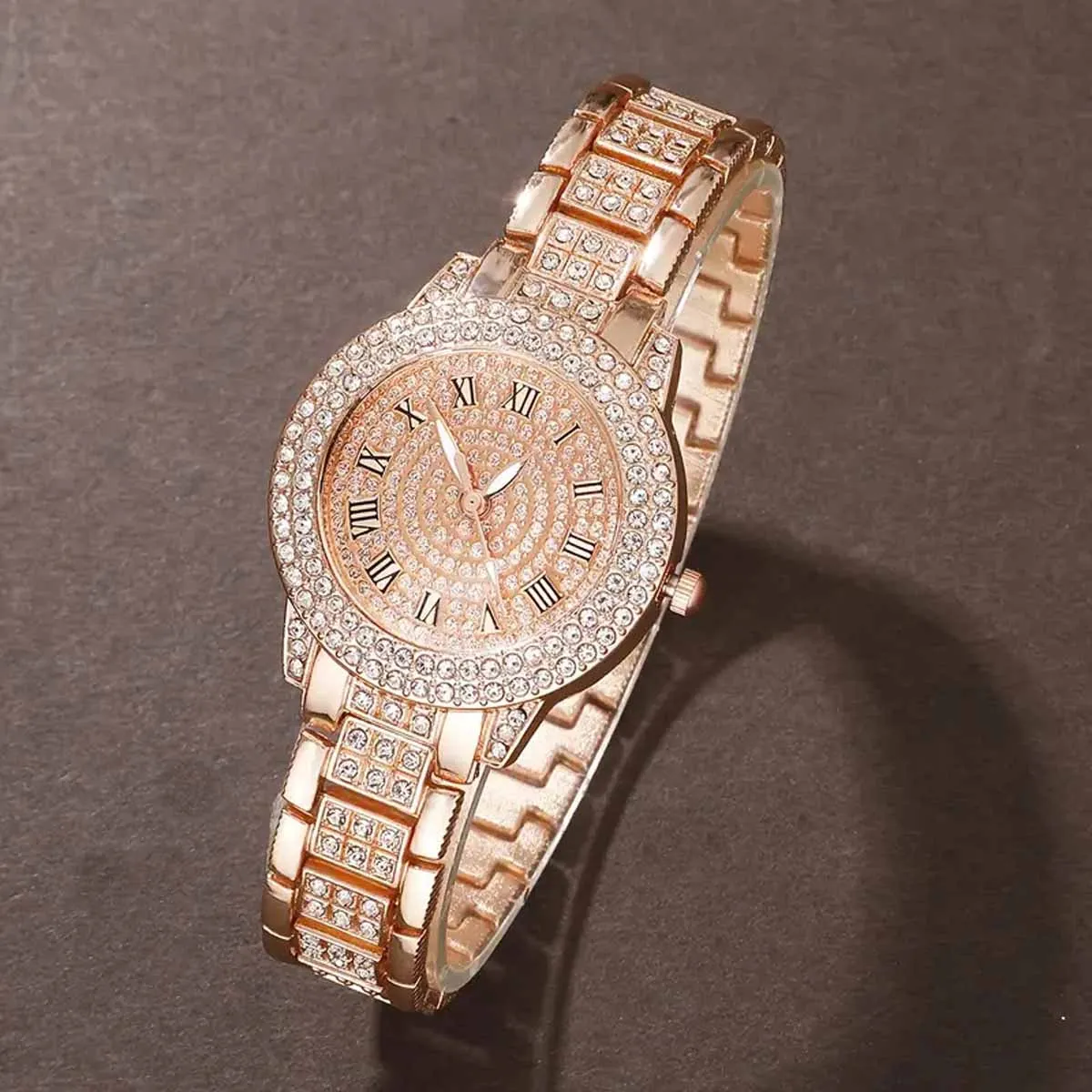 1pc-Ladies' Fashion Sparkling Rhinestone Watch Brand Quartz Bracelet Watch Zircon Crystal Elegant Watch Clock Mother's Day Gift
1pc-Ladies' Fashion Sparkling Rhinestone Watch Brand Quartz Bracelet Watch Zircon Crystal Elegant Watch Clock Mother's Day Gift