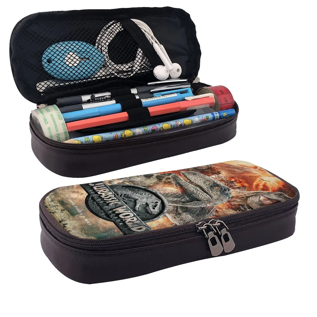 Jurassic World DinosaurFallen Kingdom 2018 Leather Pencil Case Pencil Pouch Stationery Supplies Pen Box Pencil Bag for Students
Jurassic World DinosaurFallen Kingdom 2018 Leather Pencil Case Pencil Pouch Stationery Supplies Pen Box Pencil Bag for Students