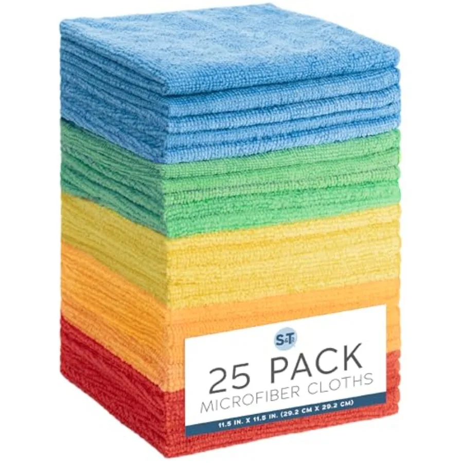Microfiber Cleaning Cloth, Bulk Towels for Home, Reusable Microfiber Towels for Cars, Cleaning Rags, Assorted, 11.5 Inch x 11.5
Microfiber Cleaning Cloth, Bulk Towels for Home, Reusable Microfiber Towels for Cars, Cleaning Rags, Assorted, 11.5 Inch x 11.5