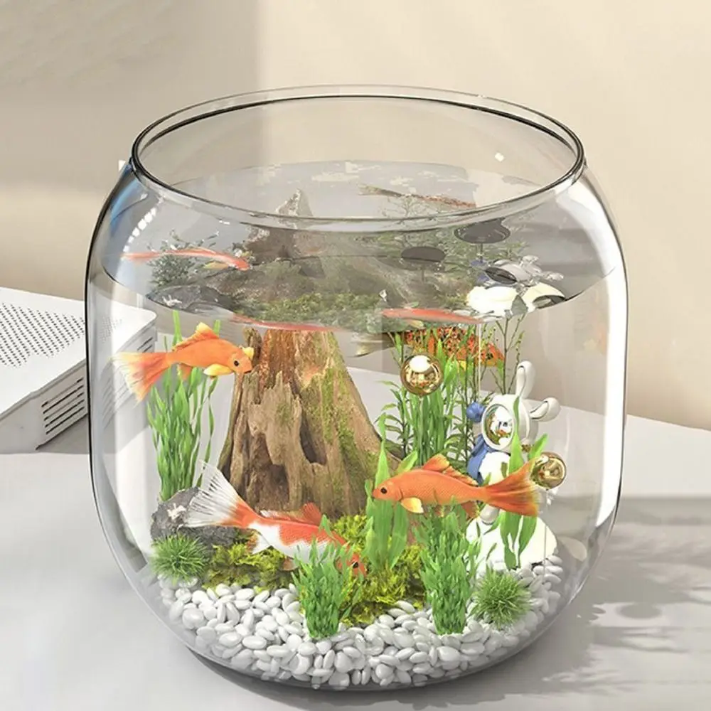 Transparent Round Fish Tank Anti-broken Plastic Viewing Tank Fall Resistant Decorative Desktop Small Aquarium Office
Transparent Round Fish Tank Anti-broken Plastic Viewing Tank Fall Resistant Decorative Desktop Small Aquarium Office