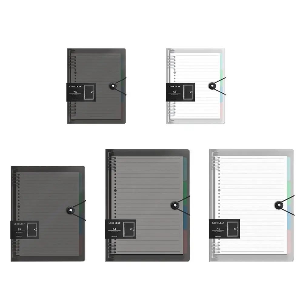 A5 B5 A4 Binder Cover Transparent Loose-Leaf Notebook Shell Waterproof Journal Planner Note Book
A5 B5 A4 Binder Cover Transparent Loose-Leaf Notebook Shell Waterproof Journal Planner Note Book