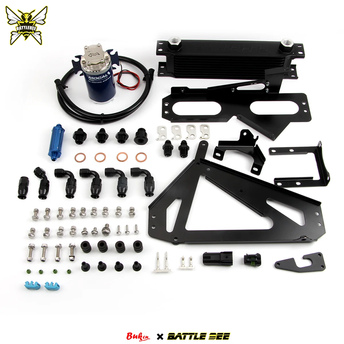 The BATTLEBEE automotive modification transmission cooler kit is compatible with the GR86, BRZ, FA24, BB-TCK-021.
The BATTLEBEE automotive modification transmission cooler kit is compatible with the GR86, BRZ, FA24, BB-TCK-021.