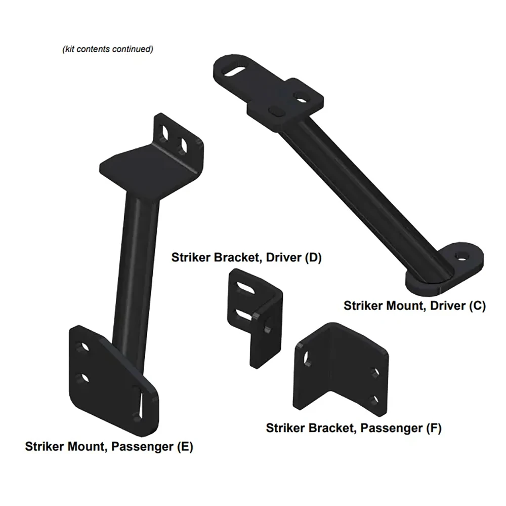 Suicide Doors Mounting Hardware for 2011-2020 CAN-AM Maverick / Commander 800 1000
Suicide Doors Mounting Hardware for 2011-2020 CAN-AM Maverick / Commander 800 1000