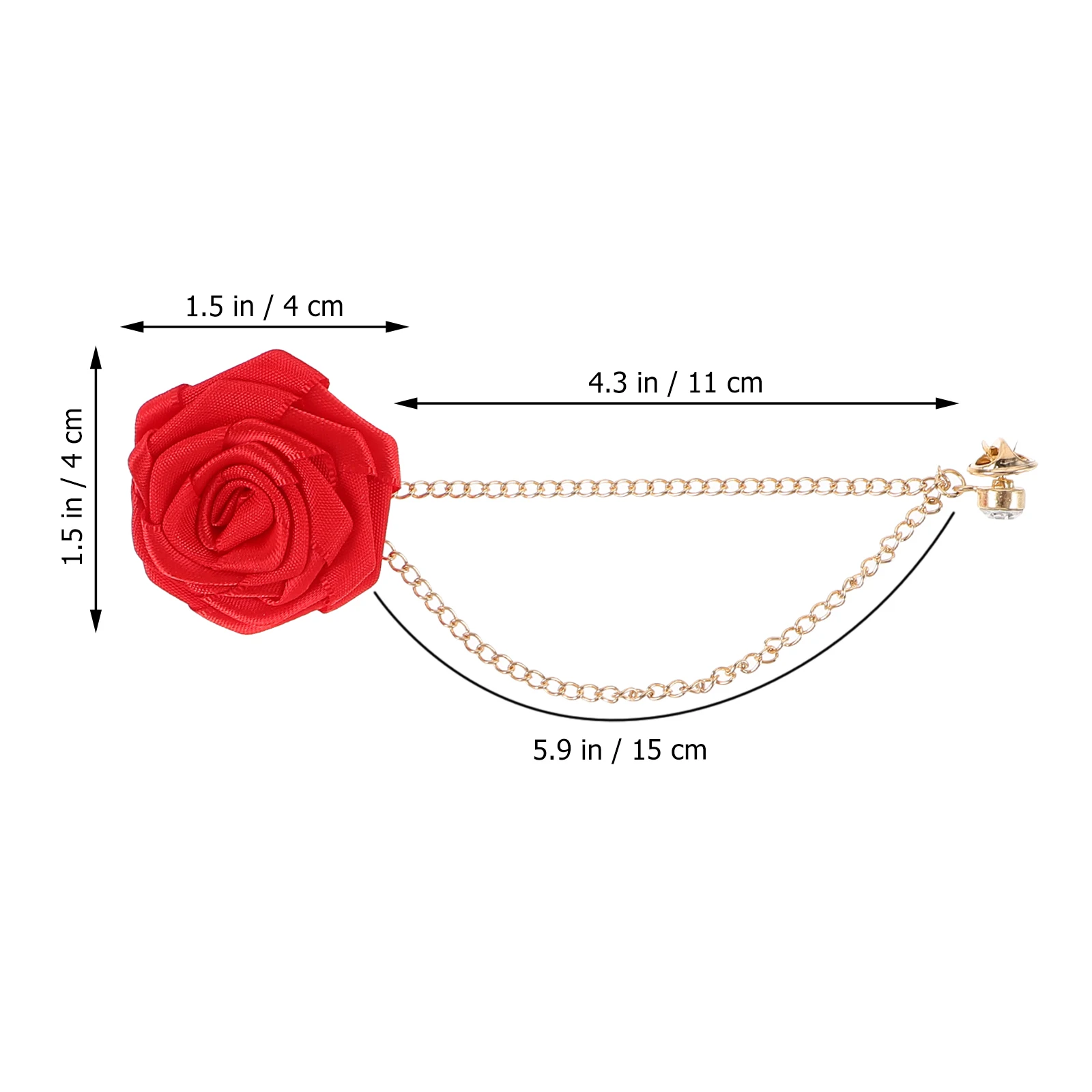 4 Pcs Party Brooch Tassel Chain Wedding Decor Boutonniere Flower Unisex Lapel Pin
4 Pcs Party Brooch Tassel Chain Wedding Decor Boutonniere Flower Unisex Lapel Pin