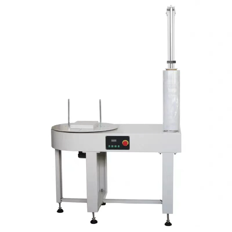 Small Desktop Semi Automatic Stretch Film Wrapping Machine