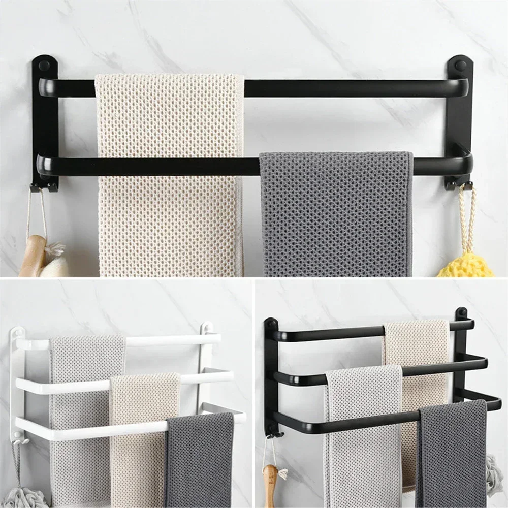 Mounted No-drill Three-layer Wall Double Hanger Towel Bathroom Rail Rack Bar Holder White Toilet
Mounted No-drill Three-layer Wall Double Hanger Towel Bathroom Rail Rack Bar Holder White Toilet