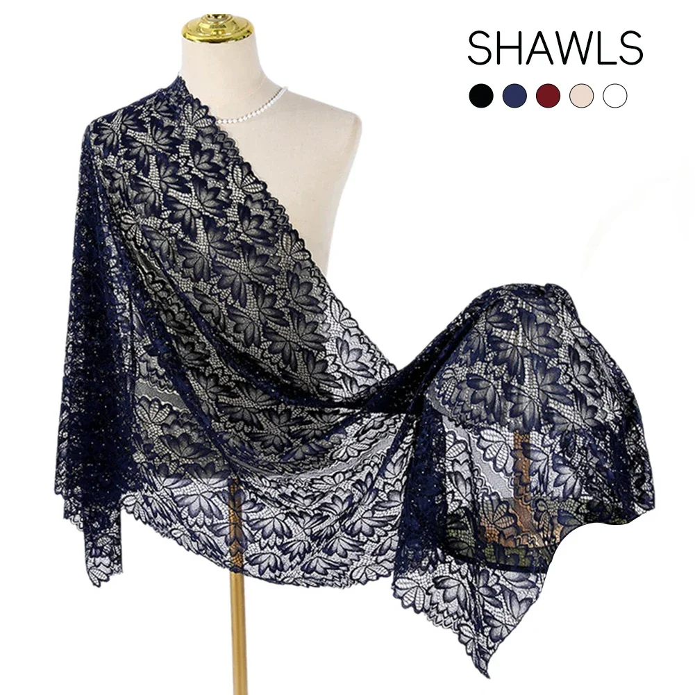 Elegant Sheer Hollow Luxury Lace Shawl Bridal Bridesmaid Wraps For Evening Dress Banquet Party Outerwear
Elegant Sheer Hollow Luxury Lace Shawl Bridal Bridesmaid Wraps For Evening Dress Banquet Party Outerwear