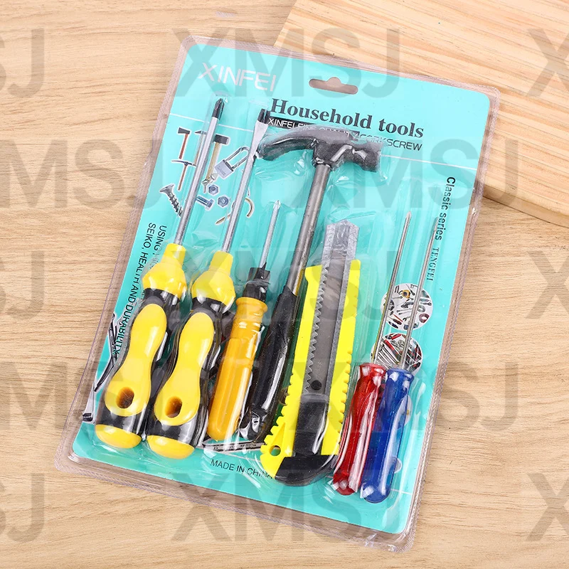 7 in 1 Multifunctional Screwdriver Set Home Repair Tools Kit with Hammer Utility Knife Portable Household Maintenance Tool Combi
7 in 1 Multifunctional Screwdriver Set Home Repair Tools Kit with Hammer Utility Knife Portable Household Maintenance Tool Combi