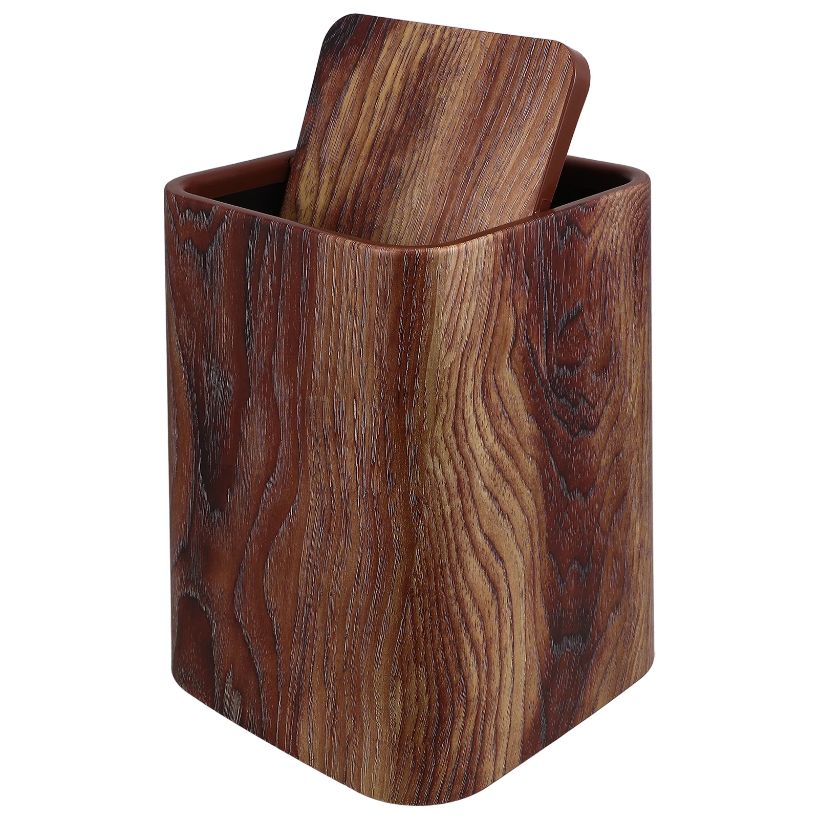Imitation Wood Grain Trash Can Retro Swing Lid Home Hotel Office Waste Paper Basket Garbage Bin Kitchen Bedroom Bathroom
Imitation Wood Grain Trash Can Retro Swing Lid Home Hotel Office Waste Paper Basket Garbage Bin Kitchen Bedroom Bathroom