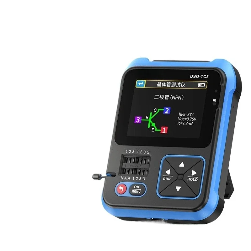 Digital oscilloscope DSO-TC3 transistor tester LCR meter 3-in-1 portable handheld small
Digital oscilloscope DSO-TC3 transistor tester LCR meter 3-in-1 portable handheld small