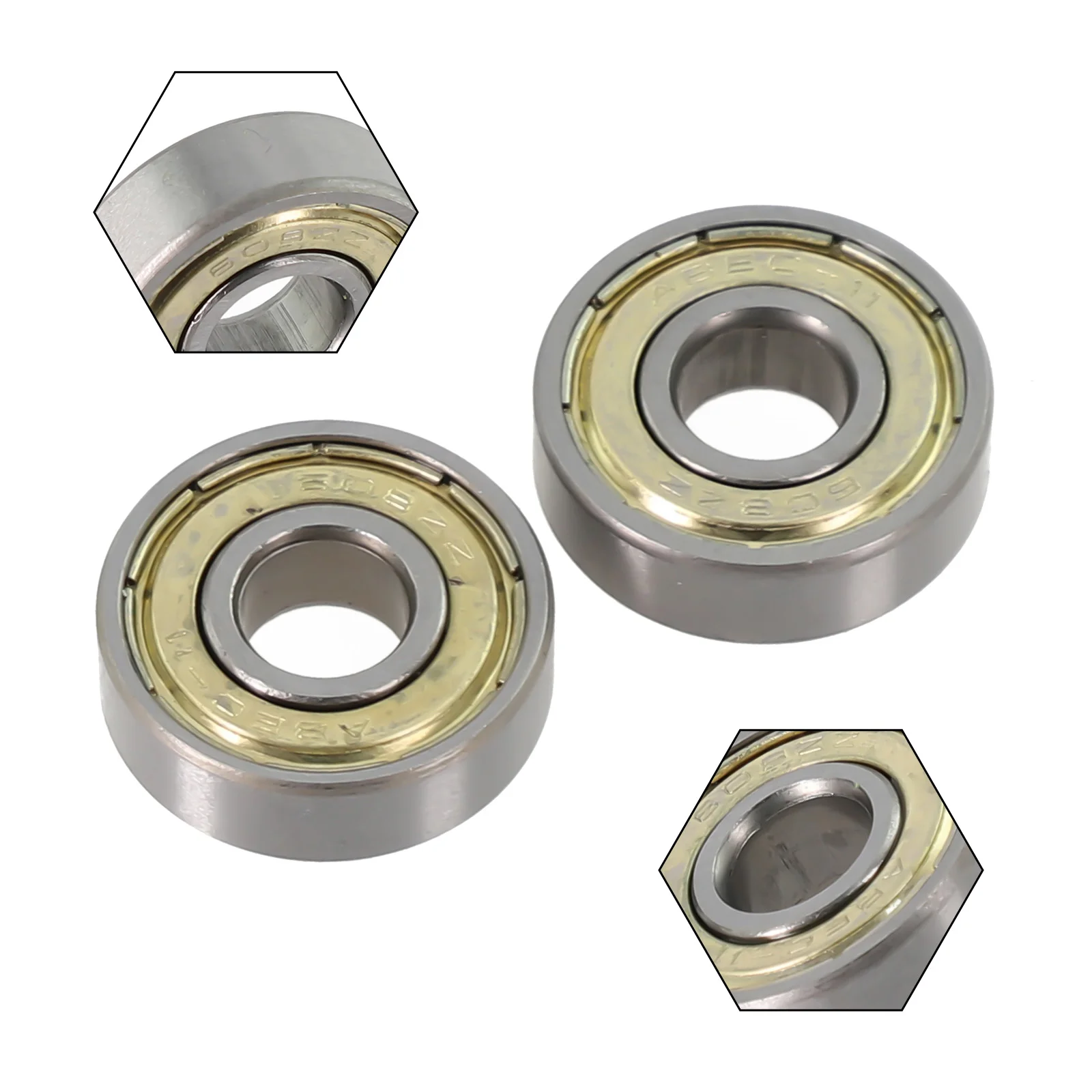 Stainless Steel Bearings 608ZZ (ABEC11) Roller Scooter Skateboard Wheel High Rotation Speed and Durability Dust Prevention
Stainless Steel Bearings 608ZZ (ABEC11) Roller Scooter Skateboard Wheel High Rotation Speed and Durability Dust Prevention