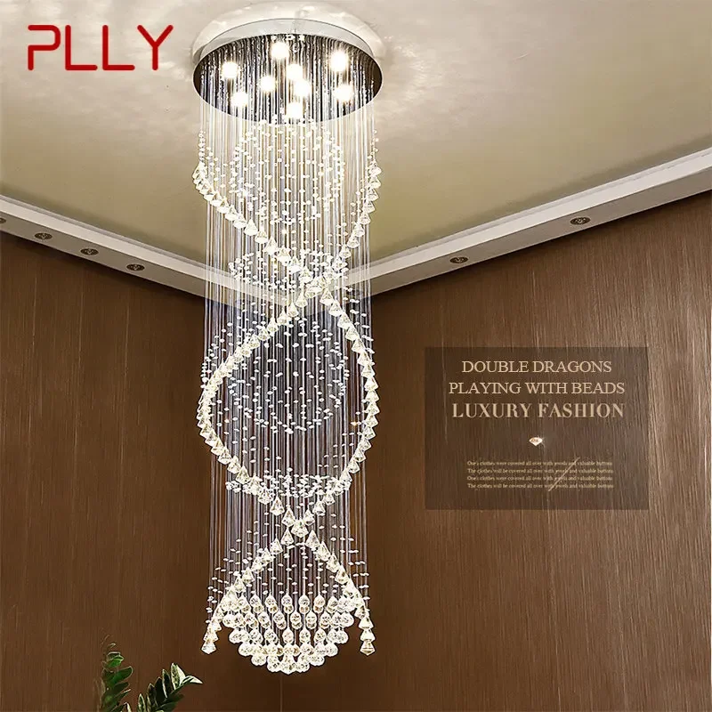 PLLY Modern Crystal Pendant Hanging Lamp LED Creative Luxury Chandelier Lights for Home Living Room Villa Staircase
PLLY Modern Crystal Pendant Hanging Lamp LED Creative Luxury Chandelier Lights for Home Living Room Villa Staircase