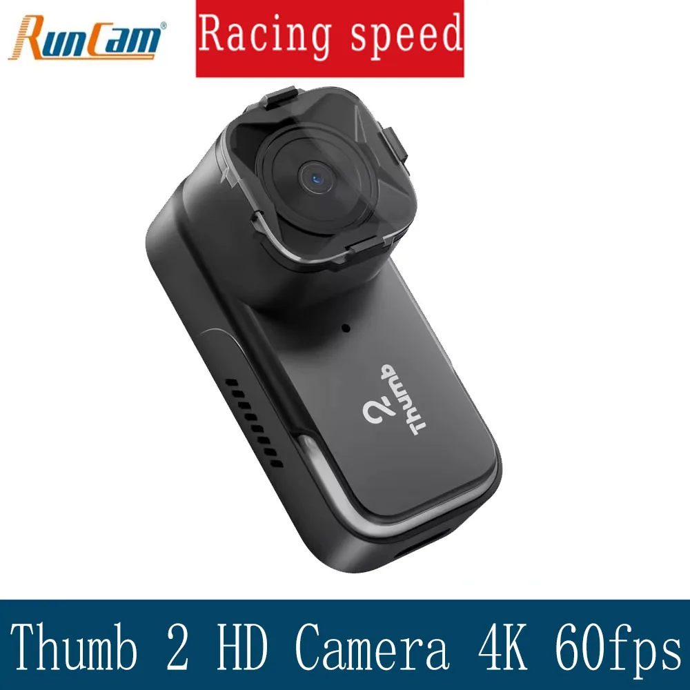 RunCam Thumb 2 4K/2.7K New Gen Camera: Built - in Gyro, 27g, Compact & Light – Perfect for FPV Racing Drones
RunCam Thumb 2 4K/2.7K New Gen Camera: Built - in Gyro, 27g, Compact & Light – Perfect for FPV Racing Drones