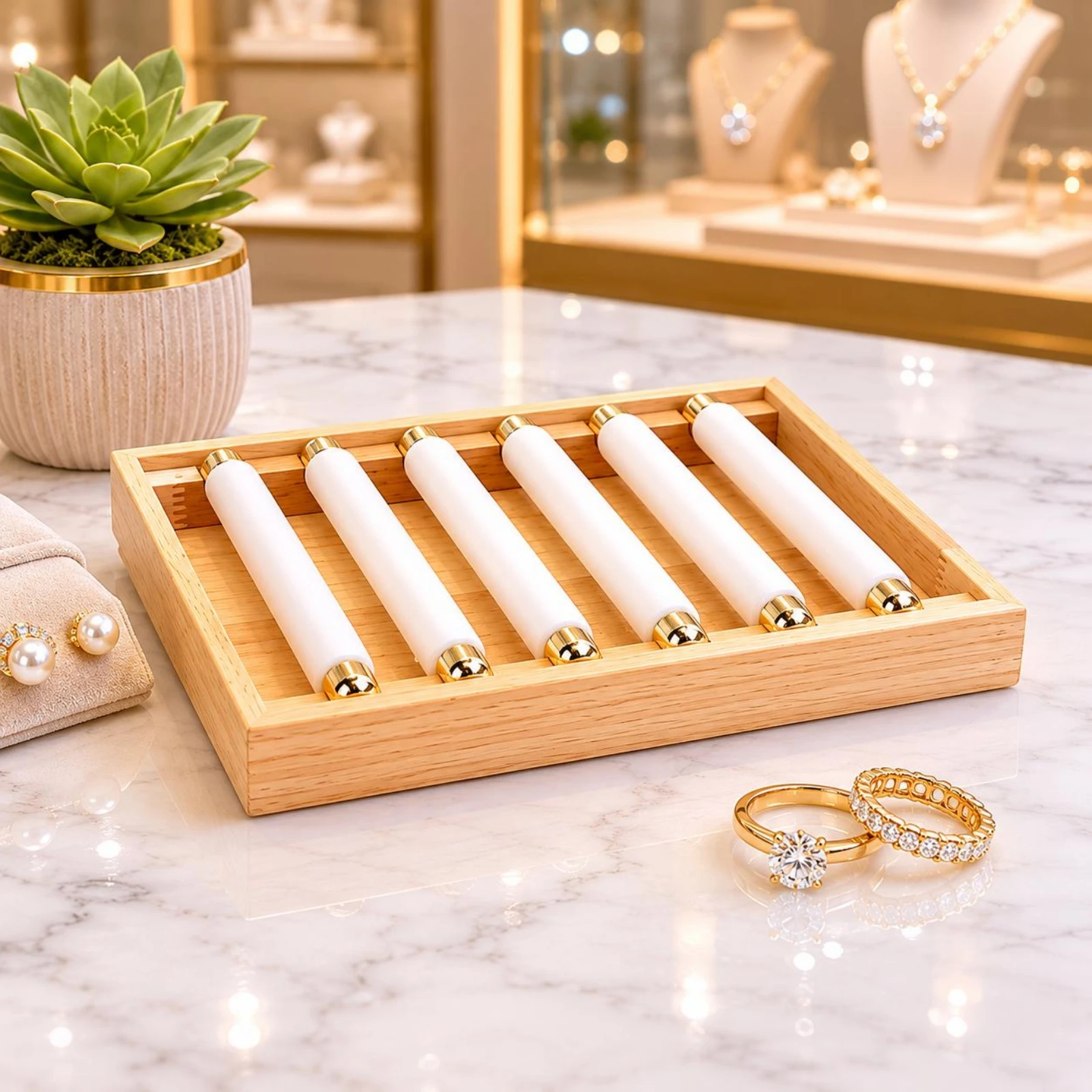 Band Display Tray Cloth-Covered-Wrapped Wooden Band Tray Easy to Organize Space Saving
Band Display Tray Cloth-Covered-Wrapped Wooden Band Tray Easy to Organize Space Saving
