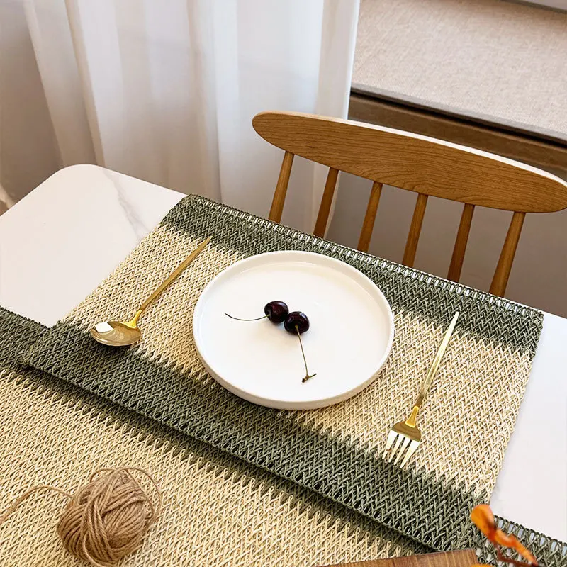 Paper Rope Woven Placemat Color Matching Table Place Mat Paper Jute Mixed Table Mat for Kitchen Xmas Dining Table Party Decor
Paper Rope Woven Placemat Color Matching Table Place Mat Paper Jute Mixed Table Mat for Kitchen Xmas Dining Table Party Decor