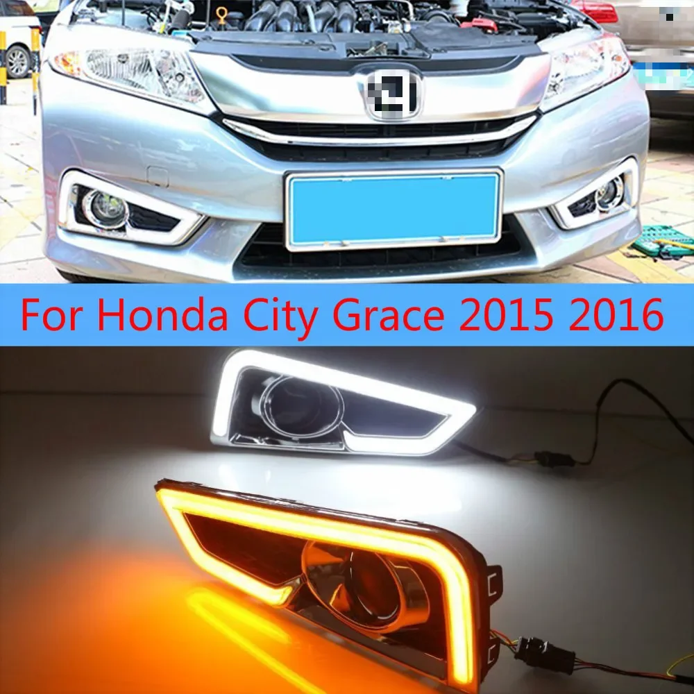 1 комплект для Honda City Grace 2015 2016 светодиодные DRL с реле указателя поворота 12 В автомобильные дневные ходовые огни противотуманные фары аксессуары
1 комплект для Honda City Grace 2015 2016 светодиодные DRL с реле указателя поворота 12 В автомобильные дневные ходовые огни противотуманные фары аксессуары