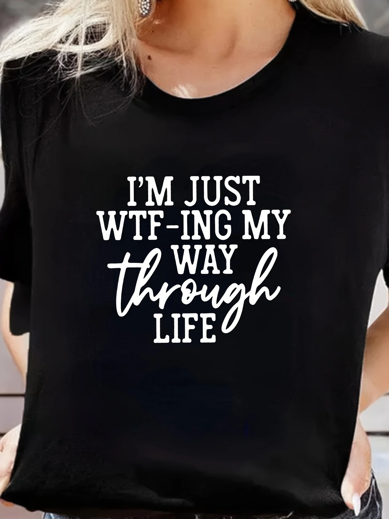 Letter Print Crew Neck T-shirt Casual Short Sleeve Top for Spring & Summer Women's Clothing
Letter Print Crew Neck T-shirt Casual Short Sleeve Top for Spring & Summer Women's Clothing