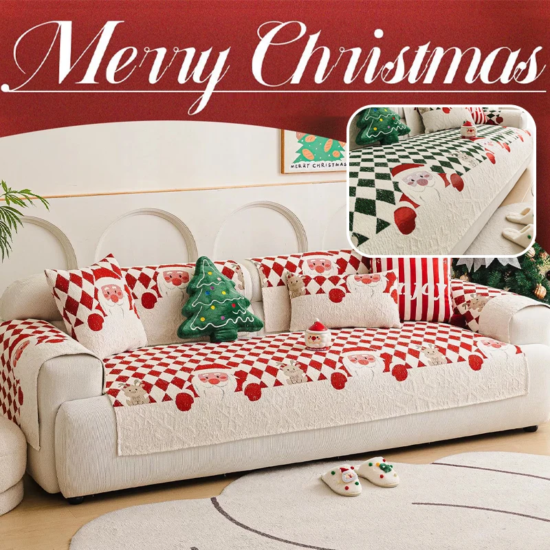 Premium Chenille Christmas Sofa Cover Anti Scratch Pet Proof Non Slip Mat for Xmas Holiday Decor Living Room Couch Protection
Premium Chenille Christmas Sofa Cover Anti Scratch Pet Proof Non Slip Mat for Xmas Holiday Decor Living Room Couch Protection
