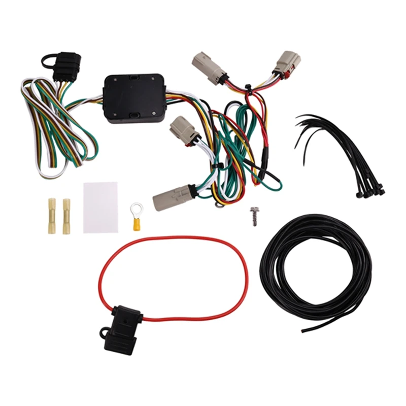 4 Pin Trailer Wiring Harness Kit 56468 Vehicle Standard 4 Way Connector Custom For 21-24 Ford Bronco With LED Taillights
4 Pin Trailer Wiring Harness Kit 56468 Vehicle Standard 4 Way Connector Custom For 21-24 Ford Bronco With LED Taillights