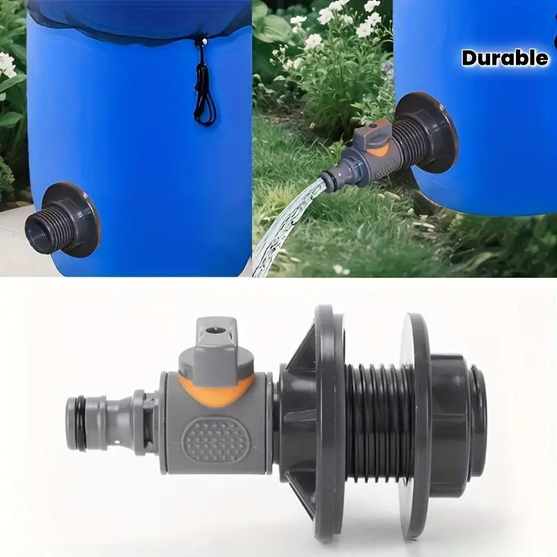 1/2 Inch PVC Spigot Rain Faucet Kit For Rain Barrels Aquariums Water Tanks Tubs Pools Garden Hose Fitting
1/2 Inch PVC Spigot Rain Faucet Kit For Rain Barrels Aquariums Water Tanks Tubs Pools Garden Hose Fitting