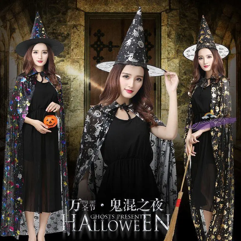 Halloween Witch Costume Adult Men's Gold Performance Outfit Masquerade Ball Witches Clothes Props Evening Gown
Halloween Witch Costume Adult Men's Gold Performance Outfit Masquerade Ball Witches Clothes Props Evening Gown