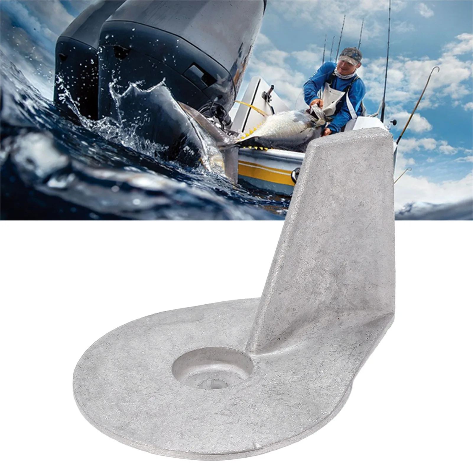 822157T2 Trim Tab Anode Plate Boat Motor Trim Tab Anode Aluminum Alloy 822157T2 Replacement for Mariner 25‑50 2 4 Stroke
822157T2 Trim Tab Anode Plate Boat Motor Trim Tab Anode Aluminum Alloy 822157T2 Replacement for Mariner 25‑50 2 4 Stroke