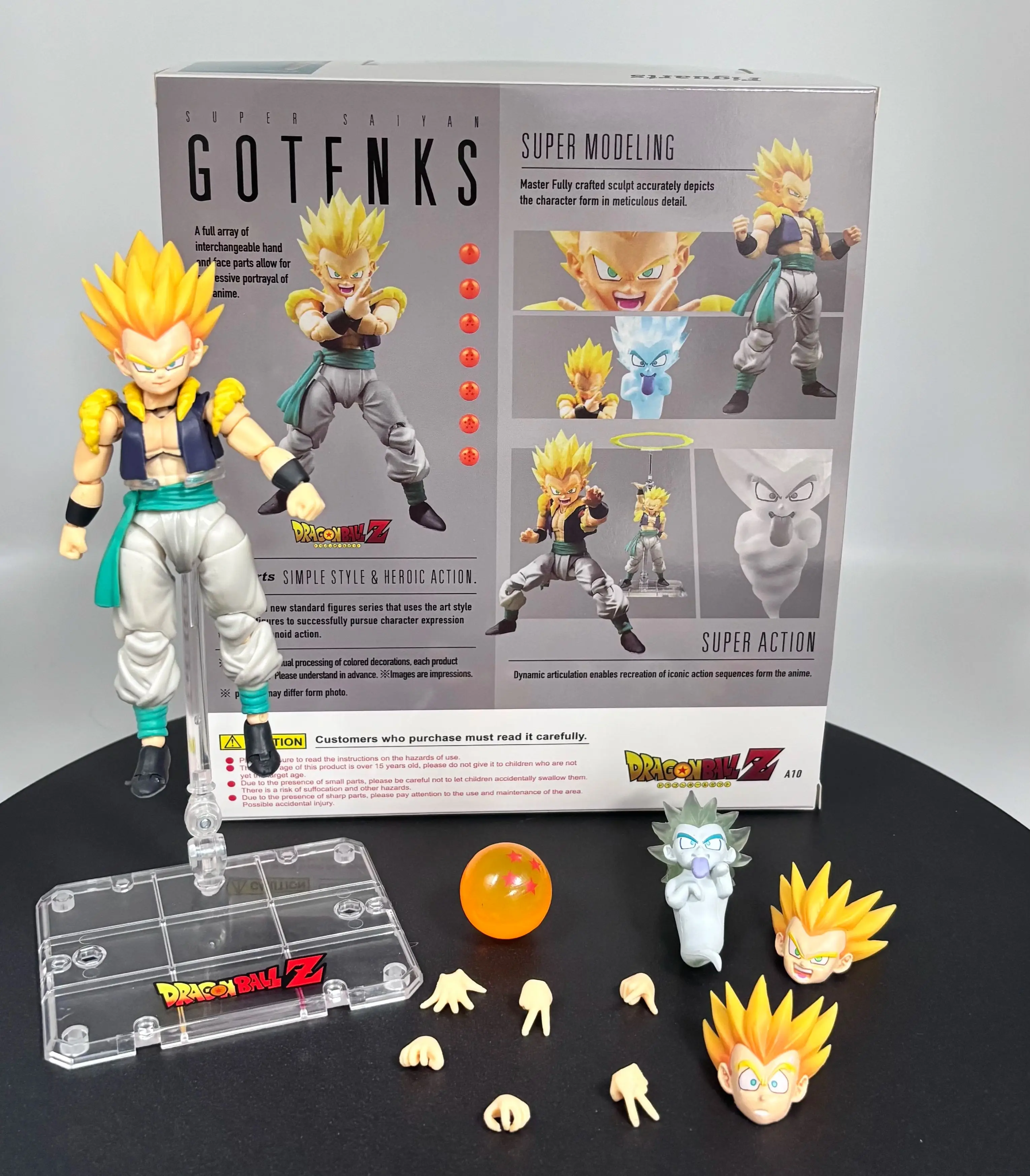 Bandai SHF Dragon Ball Super Saiyan Large Gotenks Action Figure Ornament - Boxed Figure
Bandai SHF Dragon Ball Super Saiyan Large Gotenks Action Figure Ornament - Boxed Figure
