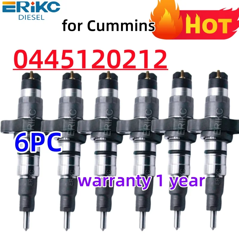 0445120212 0 445 120 212 0986435508 0445120007 0445120238 Diesel Fuel Injector Nozzle for Cummins 3.9/5.9 ERIKC 6PCS
0445120212 0 445 120 212 0986435508 0445120007 0445120238 Diesel Fuel Injector Nozzle for Cummins 3.9/5.9 ERIKC 6PCS