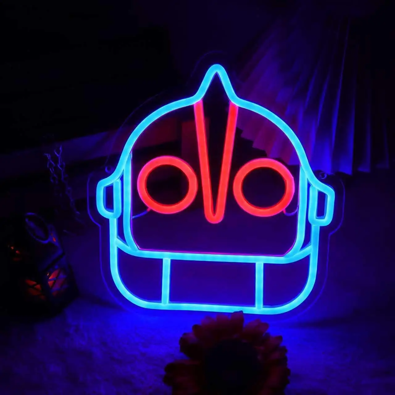 Blue Super Robot Neon Sign USB Dimmable LED Lights for Bedroom Living Room Game Room Man Cave Club Party Kids Room Decoration
Blue Super Robot Neon Sign USB Dimmable LED Lights for Bedroom Living Room Game Room Man Cave Club Party Kids Room Decoration