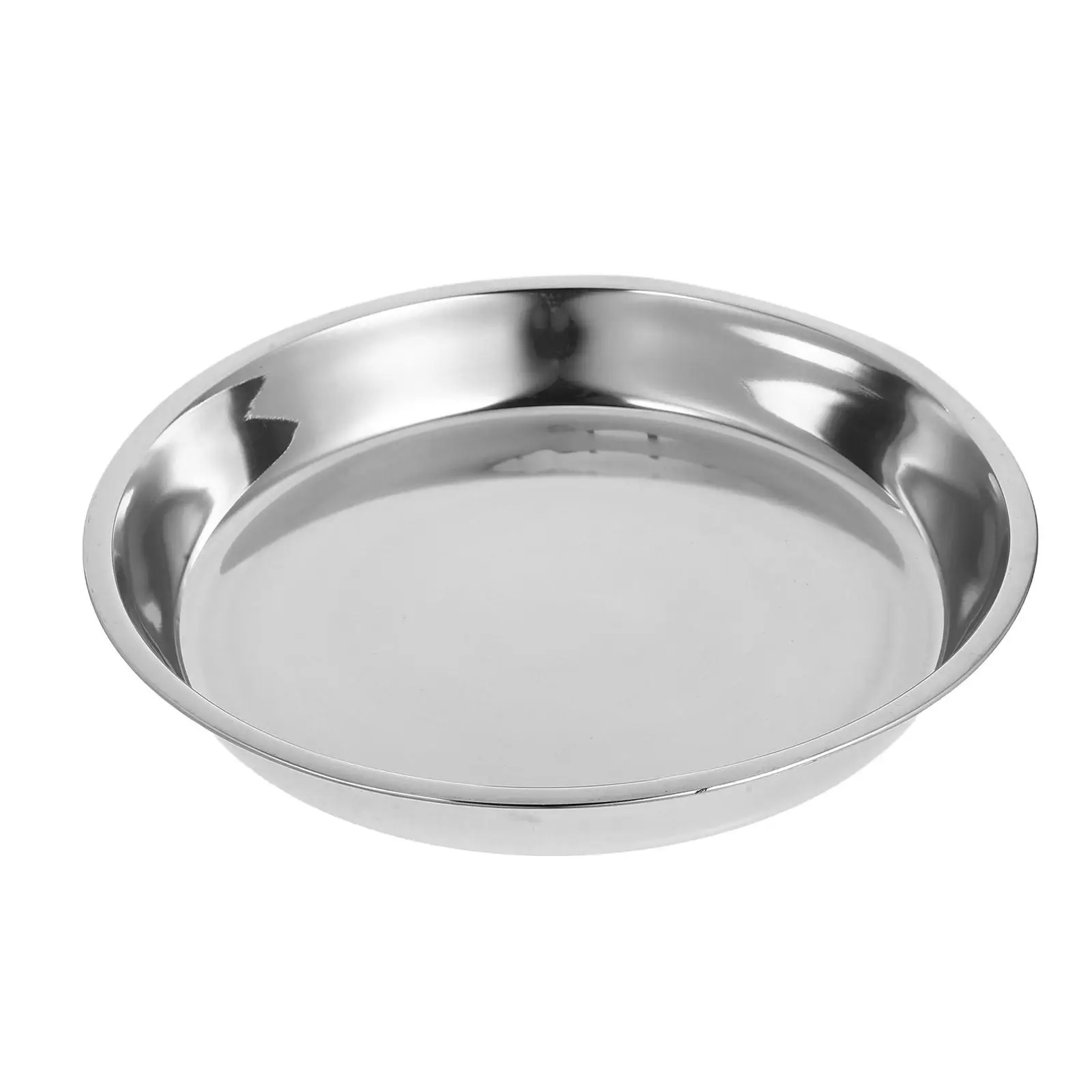 Stainless Steel Round Plate Lightweight Easy Clean Indoor Outdoor Fruit Vegetable Dish Pan Cake Baking
Stainless Steel Round Plate Lightweight Easy Clean Indoor Outdoor Fruit Vegetable Dish Pan Cake Baking