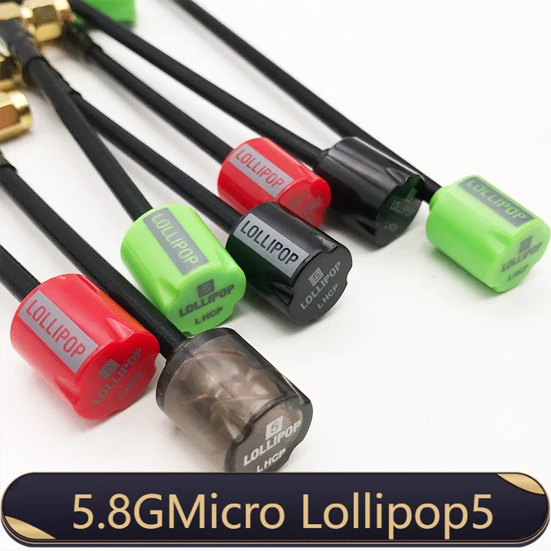 15 см длина 5,8G Micro Lollipop5 FPV антенна 2,8DBi UFL/RHCP/LHCP для FPV дронов Передача приема Компактная высокая стабильность сигнала 
15 см длина 5,8G Micro Lollipop5 FPV антенна 2,8DBi UFL/RHCP/LHCP для FPV дронов Передача приема Компактная высокая стабильность сигнала