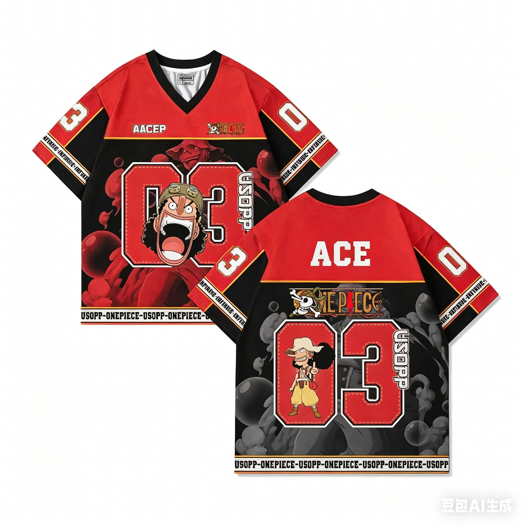 One Piece Usopp 03 V-Neck Baseball Jersey 3D Quick Dry T-Shirt For Men Women Kids Anime Fan Tee Summer outdoor sports streetwear
One Piece Usopp 03 V-Neck Baseball Jersey 3D Quick Dry T-Shirt For Men Women Kids Anime Fan Tee Summer outdoor sports streetwear